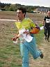 Pascal dans le couloir d'arrive